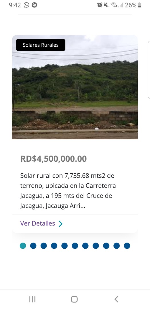 solares y terrenos - Terreno en Jacagua Santiago