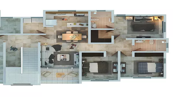 apartamentos - Apartamento de Venta En Santiago De Los Caballeros 7