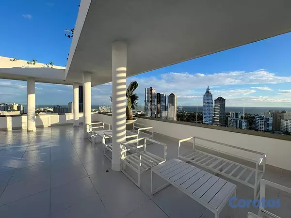 apartamentos - Apartamento en alquiler en los cacicazgo de 2 habi 3
