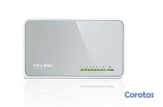 otros electronicos - Switch de escritorio TP-Link de 8 puertos 10/100Mbps SF1008D 3