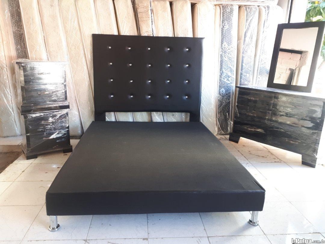 muebles y colchones - Juego de Habitación Negro sin Colchon Juego de Habitacion