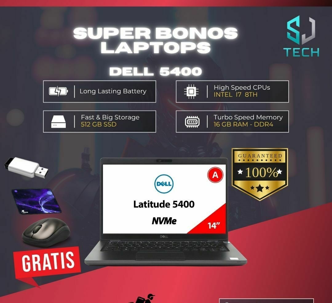 computadoras y laptops - SUPER I7 8TH PANTALLA TOUS