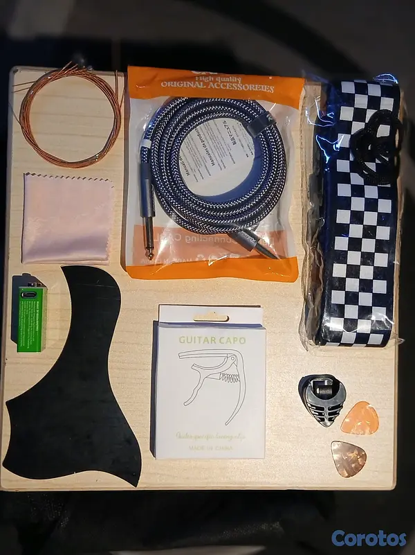 otros electronicos - Guitarra eléctroacústica 38 pulgadas con kit de ac 5