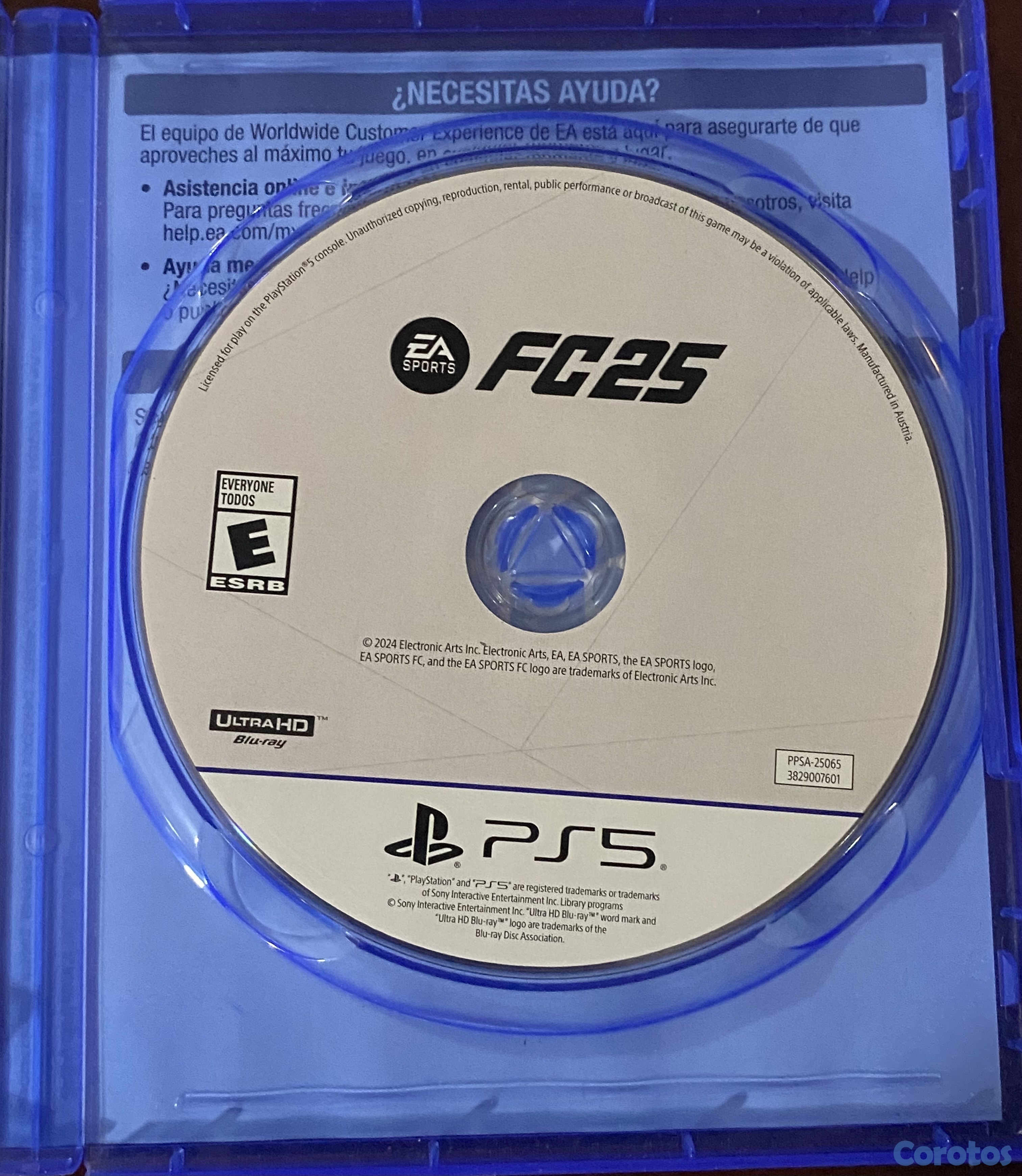 consolas y videojuegos - Fifa 25 PS5 COMO NUEVA 2