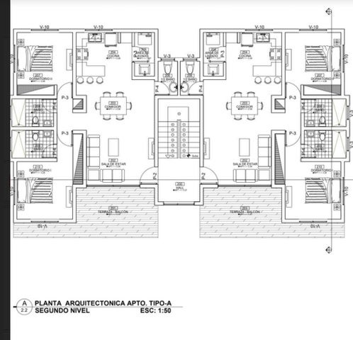 apartamentos - Apartamento en venta #23-1721 dos dormitorios, piso bajo, áreas sociales, balcón 8