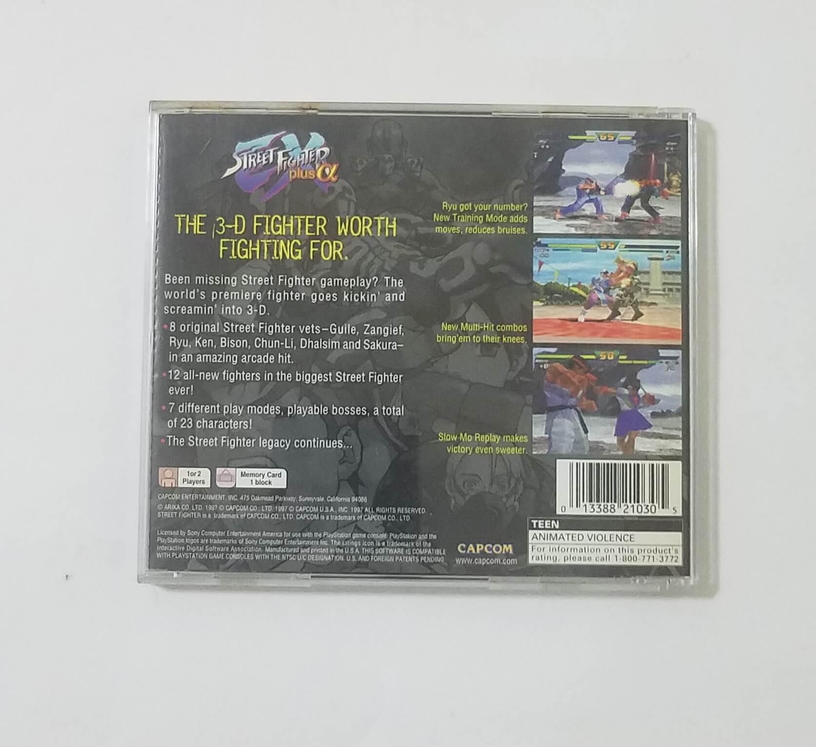 consolas y videojuegos - Street Fighter EX Plus Alpha de PlayStation 1 (PS1 3