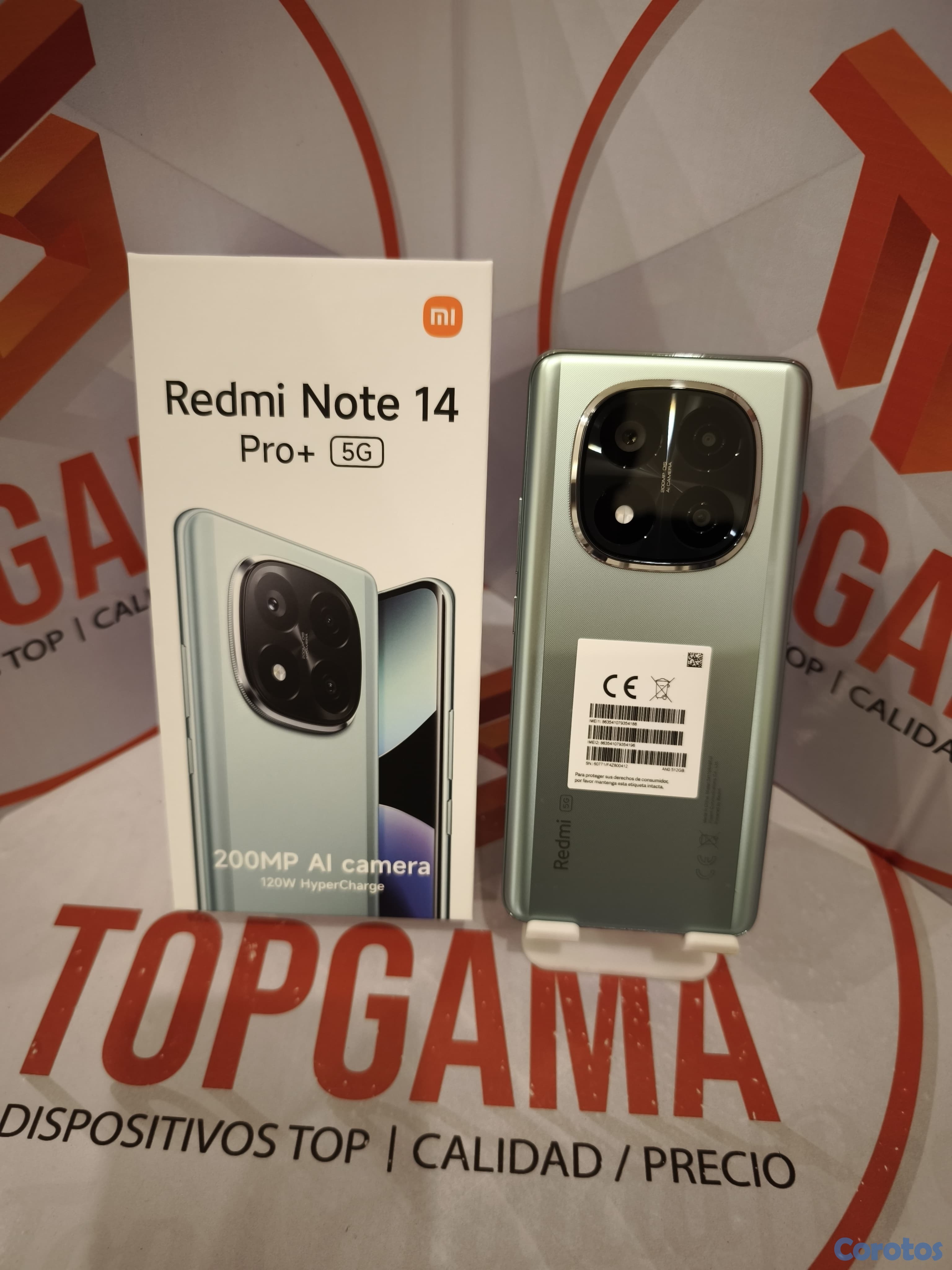celulares y tabletas - REDMI NOTE 14 PRO+ PLUS 5G
12GB RAM 512GB ROM  1