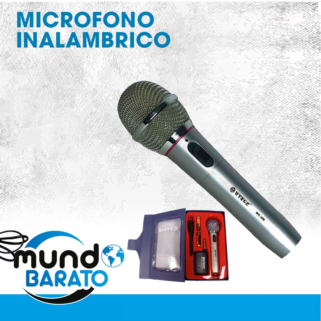 instrumentos musicales - Microfono Inalambrico Alto Alcance Karaoke Inhalambrico profesional