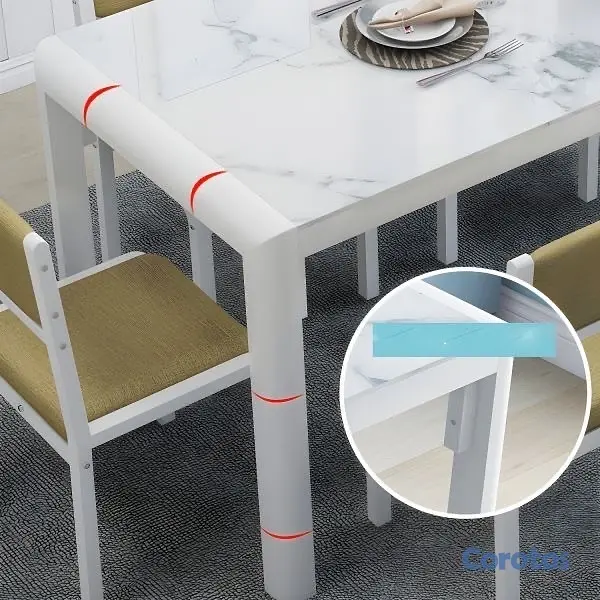 muebles y colchones - Comedor 6 sillas de cristal  5