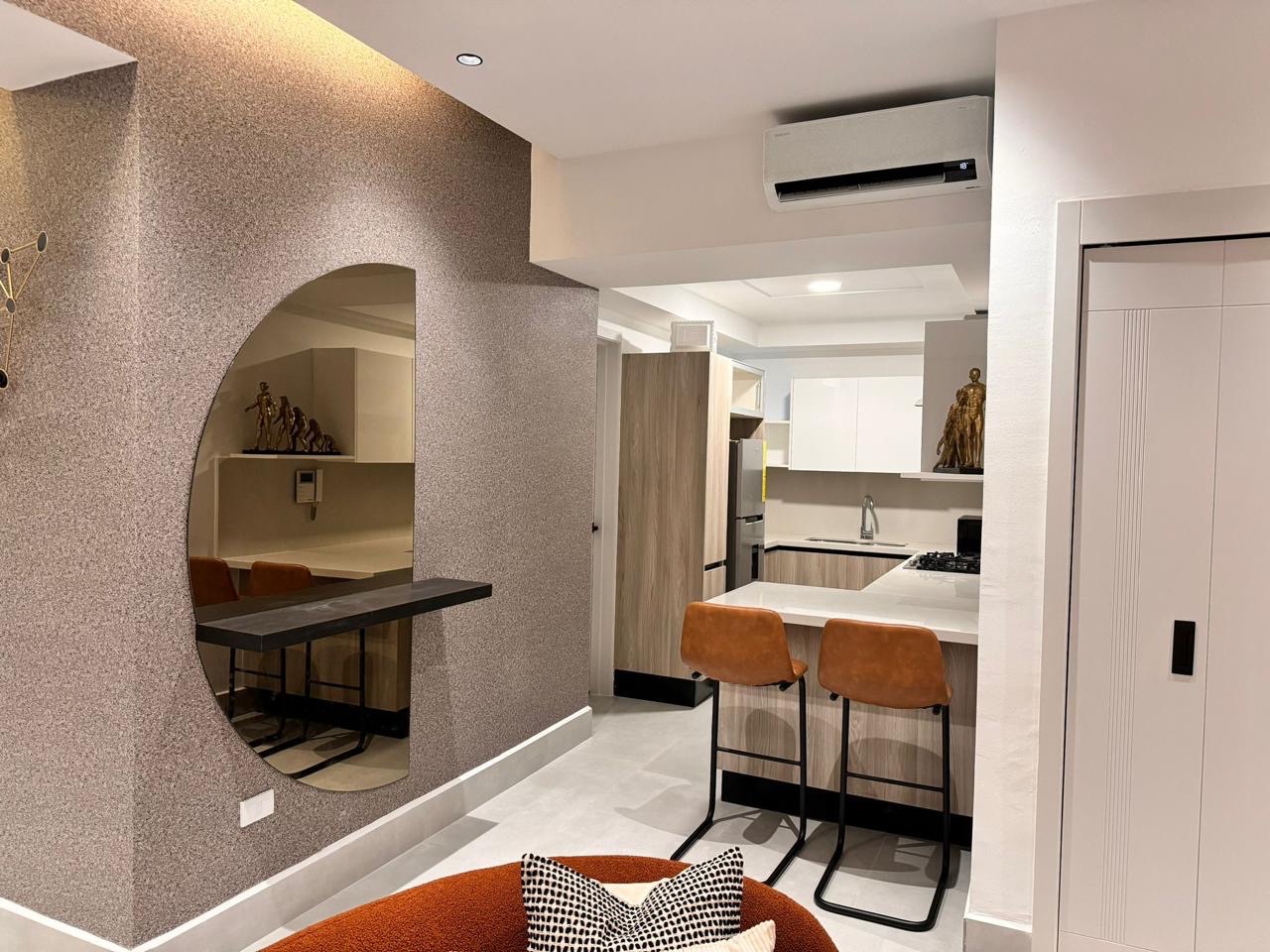 apartamentos - Serralles Amueblado luxury, 1 habitacion piso alto  2