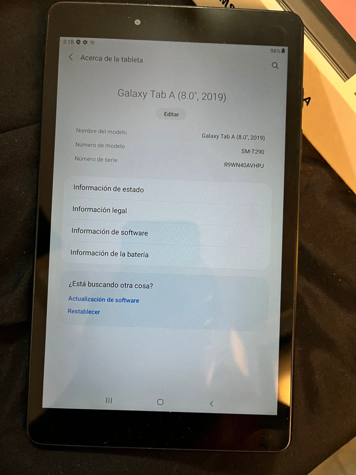 celulares y tabletas - Samsung Galaxy Tab A 8.0 - Teclado nuevo opcional 4