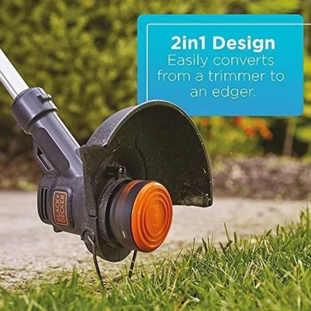 herramientas, jardines y exterior - Black+Decker 18V Max - Cortador de cuerda/borde, de 10 pulgadas 1