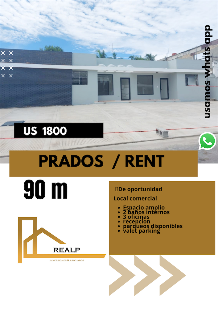 oficinas y locales comerciales - Local primer nivel Prados