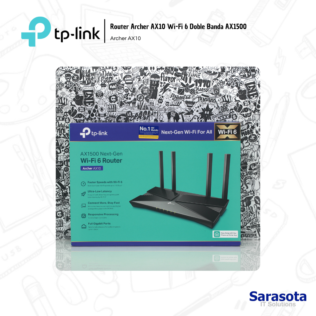 accesorios para electronica -  TP-Link Router Archer AX10 con wifi 6 1