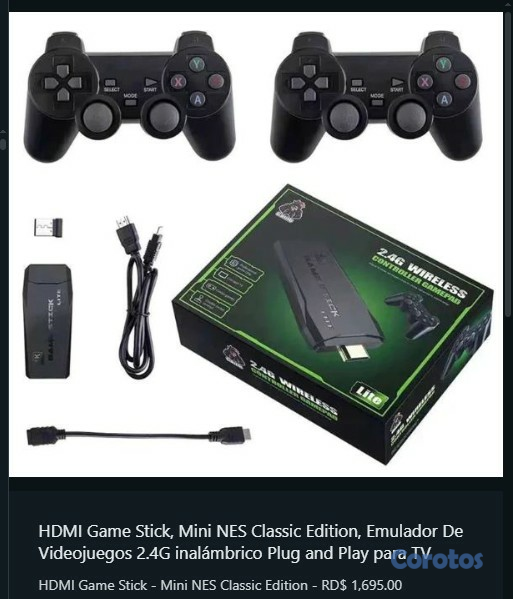 consolas y videojuegos - HDMI Game Stick Más de 10,000 Juegos Preinstalados 3