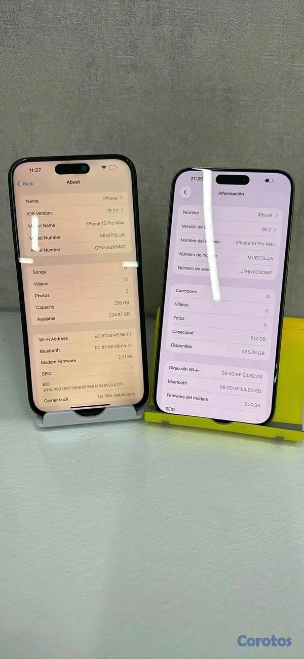 celulares y tabletas - IPHONE 15 PRO MAX  2