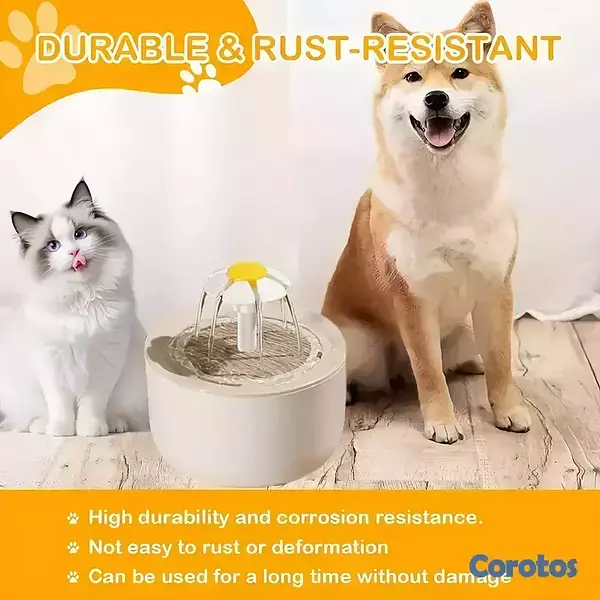 animales y mascotas - Fuente de agua para gatos 1.5 litros 5
