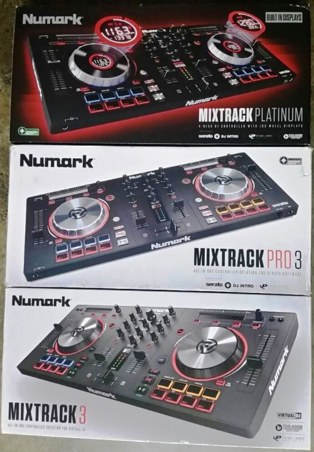 instrumentos musicales - Platos Mixer Consolas Controladora DJ Pioneer Numark gb xr xs pro max galaxnote 1