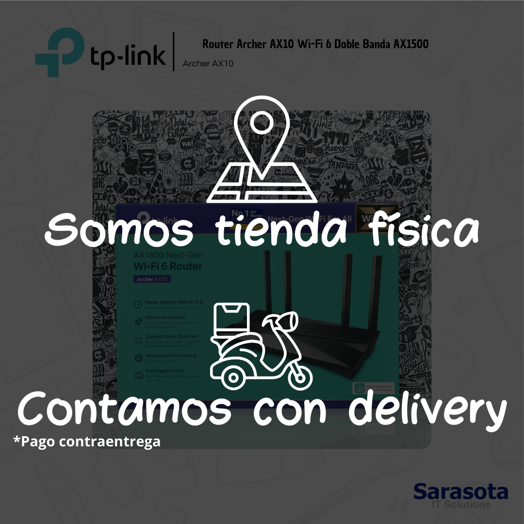 accesorios para electronica -  TP-Link Router Archer AX10 con wifi 6 2