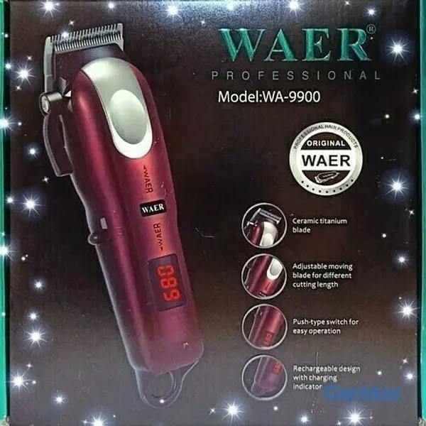 salud y belleza - MAQUINA DE AFEITAR Y RECORTAR WAER WA-9900 6