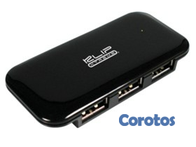 computadoras y laptops - HUB USB  4 puertos  2.0 KLIPX, 4 PUERTOS  KUH-190B