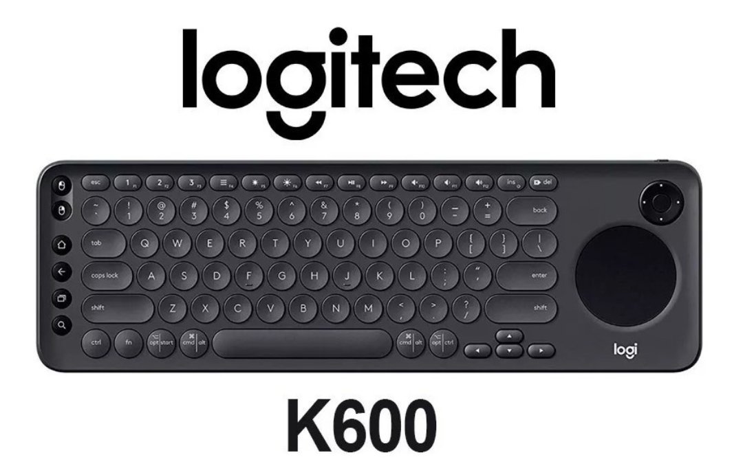 computadoras y laptops - TECLADO LOGITECH K600 PARA SMART TV, CON TOUCHPAD INTEGRADO, VERSION ESPAÑOL. 0