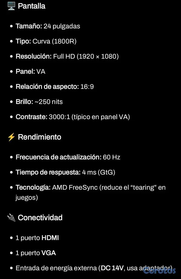 electrodomesticos - Monitor Gaming Samsung Curvo  3