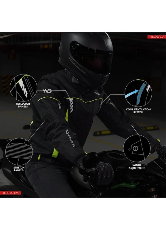 ropa para hombre - Chaqueta Moto con Protecciones Nivel 2 SIZE XL Y L