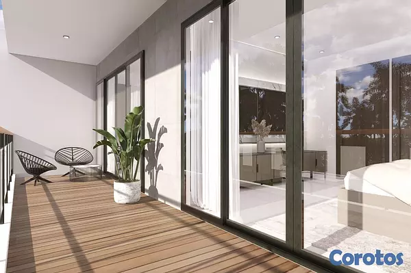 casas vacacionales y villas - Villa moderna en venta en bávaro punta cana en construcción  3