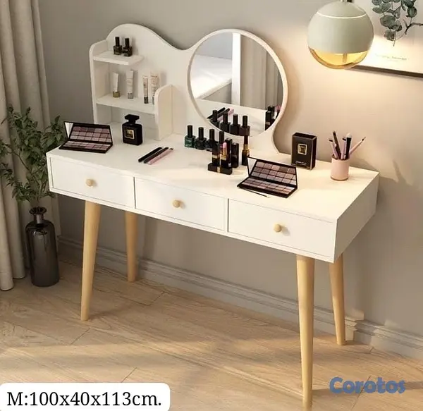 decoración y accesorios - Tocador con *Luz* Espejo

Medida:100x40x 2
