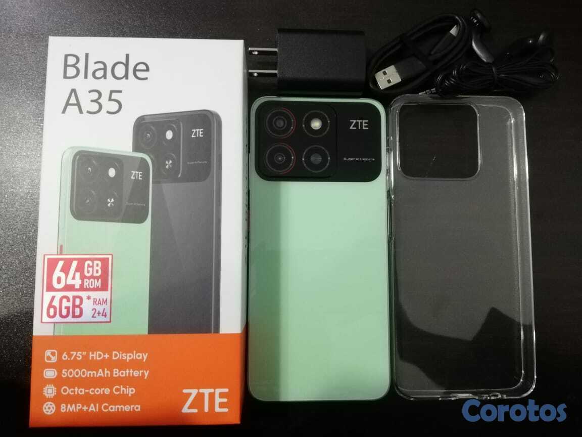 celulares y tabletas - Teléfono ZTE Blade A35 4G LTE 6GB RAM/64GB ROM 4