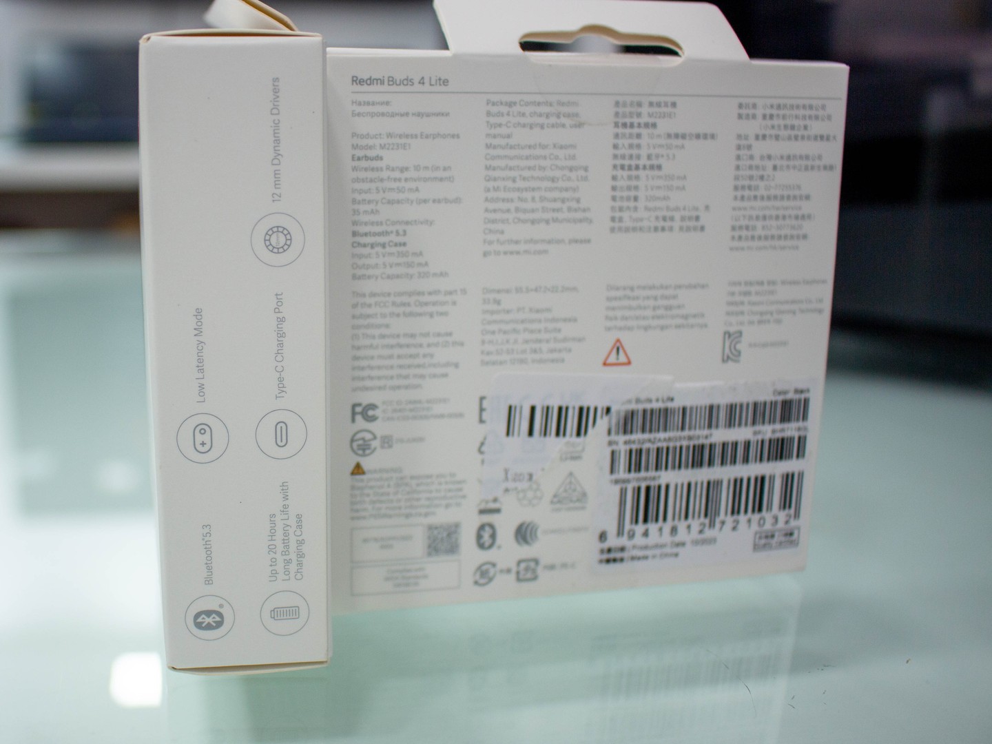 camaras y audio - Headset Xiaomi Redmi Buds 4 Lite TWS Wireless Earbuds/ Diafragma dinámico de 12m 1