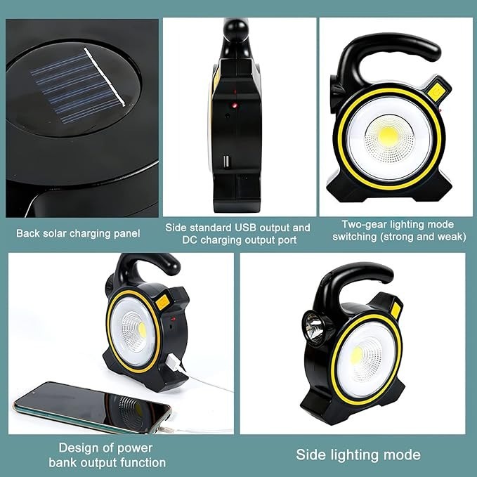 herramientas, jardines y exterior - LUZ RECARGABLE COB WORK LIGHTS JG-JZJ838 4