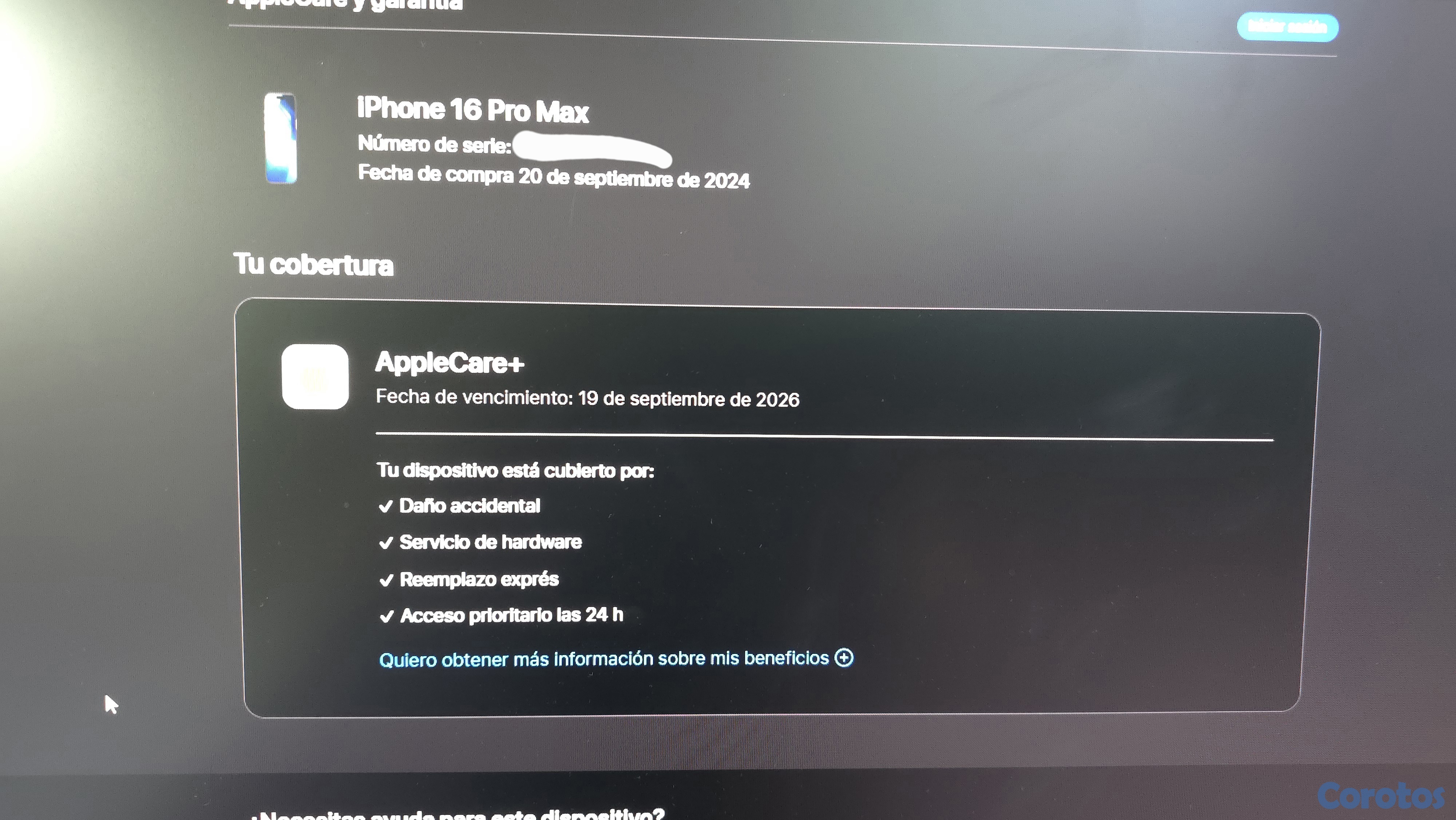celulares y tabletas - iPhone 16 Pro Max 256GB Natural desbloqueado 3