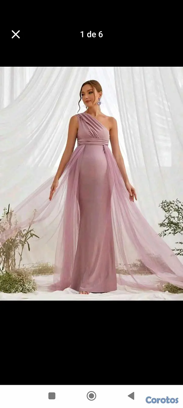 ropa para mujer - Vestido Elegante de Embarazada  5
