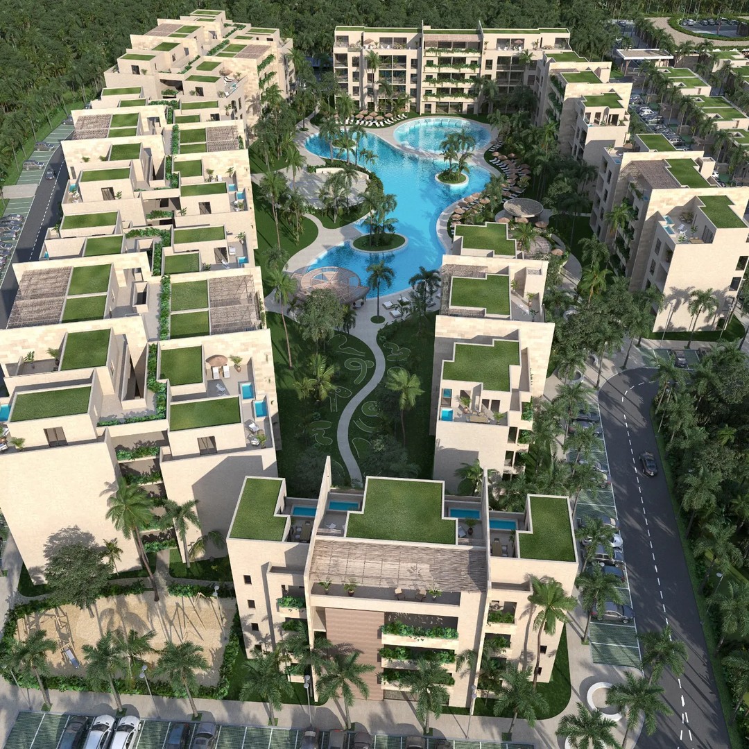 Apartamentos y villas en venta en Bávaro Punta Cana a 500 metros de la playa  8