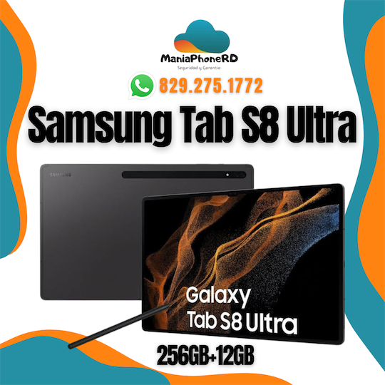 celulares y tabletas - Samsung Galaxy Tab S8 Ultra 14.6” 256GB RAM 12GB