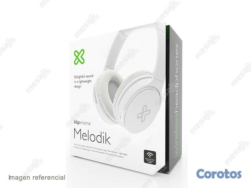 computadoras y laptops - AUDIFONO CON MICROFONO KLIPX MELODIK, BLUETOOTH V5.0, BATERIA RECARGABLE, 10 HOR 2