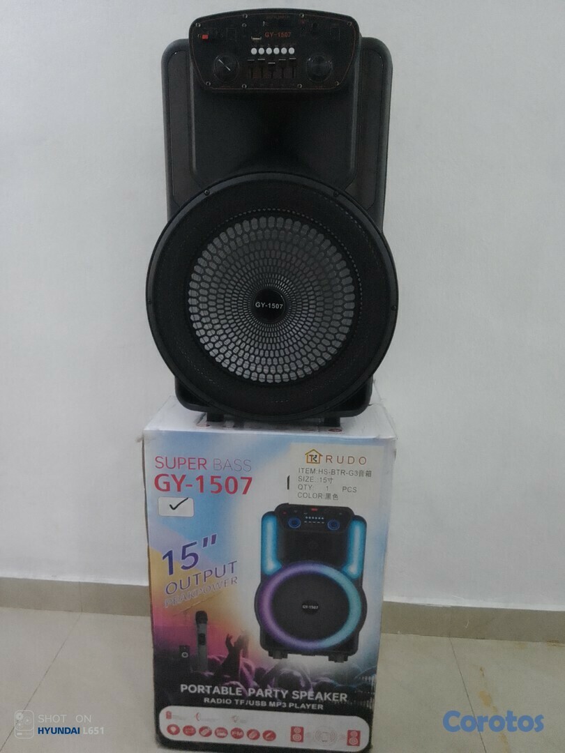 camaras y audio - BOCINA DE 15" SUPER BASS GY-1507 1