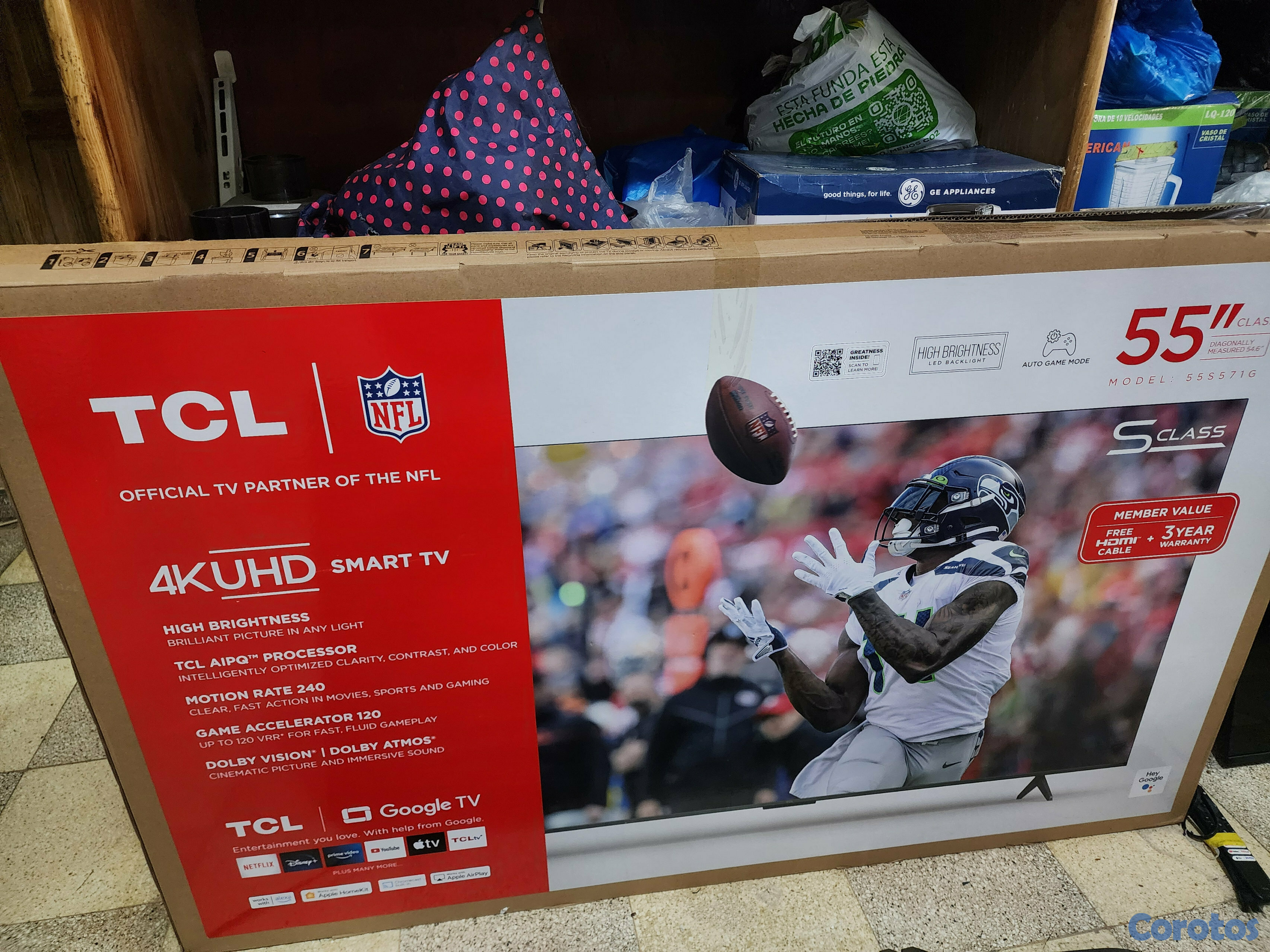 tv - tv tcl 55 pulgadas Smart tv Android 4k 1