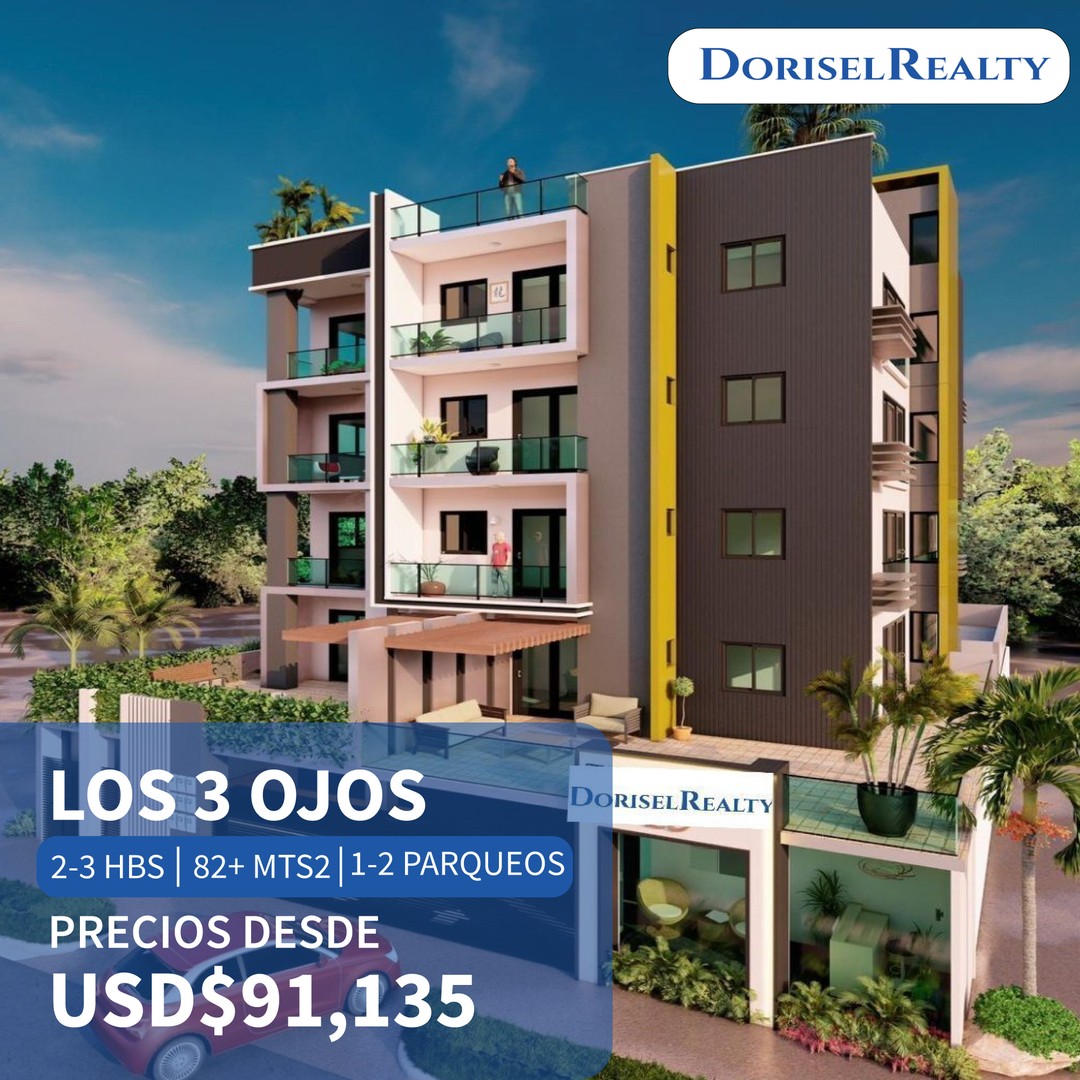 apartamentos - VENTA DE HERMOSOS APARTAMENTOS UBICADOS EN LOS 3 OJOS