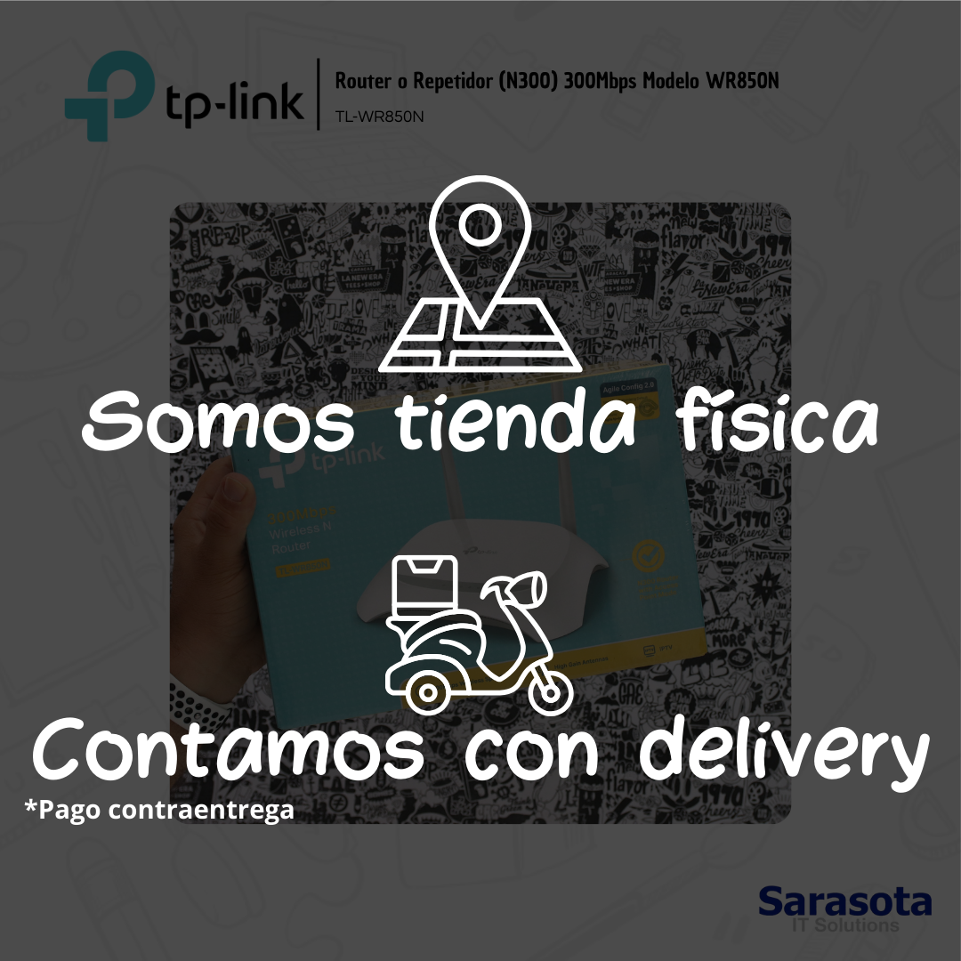 accesorios para electronica - TP-Link Router o repetidor WR850N 850N N300 2