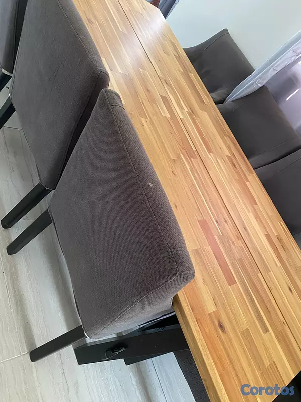muebles y colchones - MESA DE COMEDOR MODERNA 8 SILLAS 19