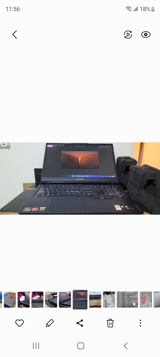 computadoras y laptops - Laptop lenovo Gamer 15 Pulg Ryzen 5 Ram 16gb Nvidea RTX 3050Ti 4gb Dedicada
