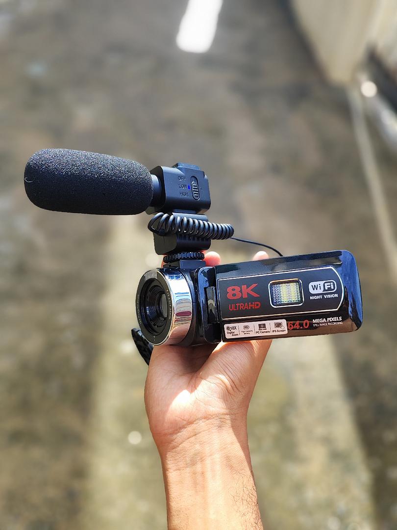 camaras y audio - Videocámara 8K 64MP Cámara de Vlog Cámara de Vlog 18X Zoom digital para YouTube 1