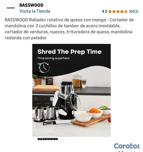 cocina - Rallador de queso y verduras  5