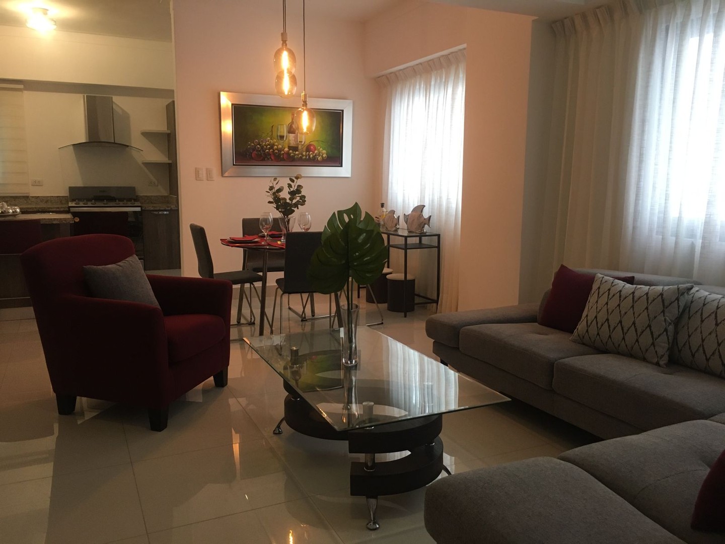 apartamentos - Alquiler Apartamento Amueblado de 1 Habitación, Piantini, Santo Domingo 1