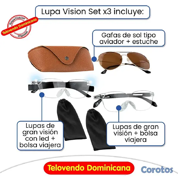 Salud y Equipamiento Médico - Lupas tipo Lentes Lupa Vision 5