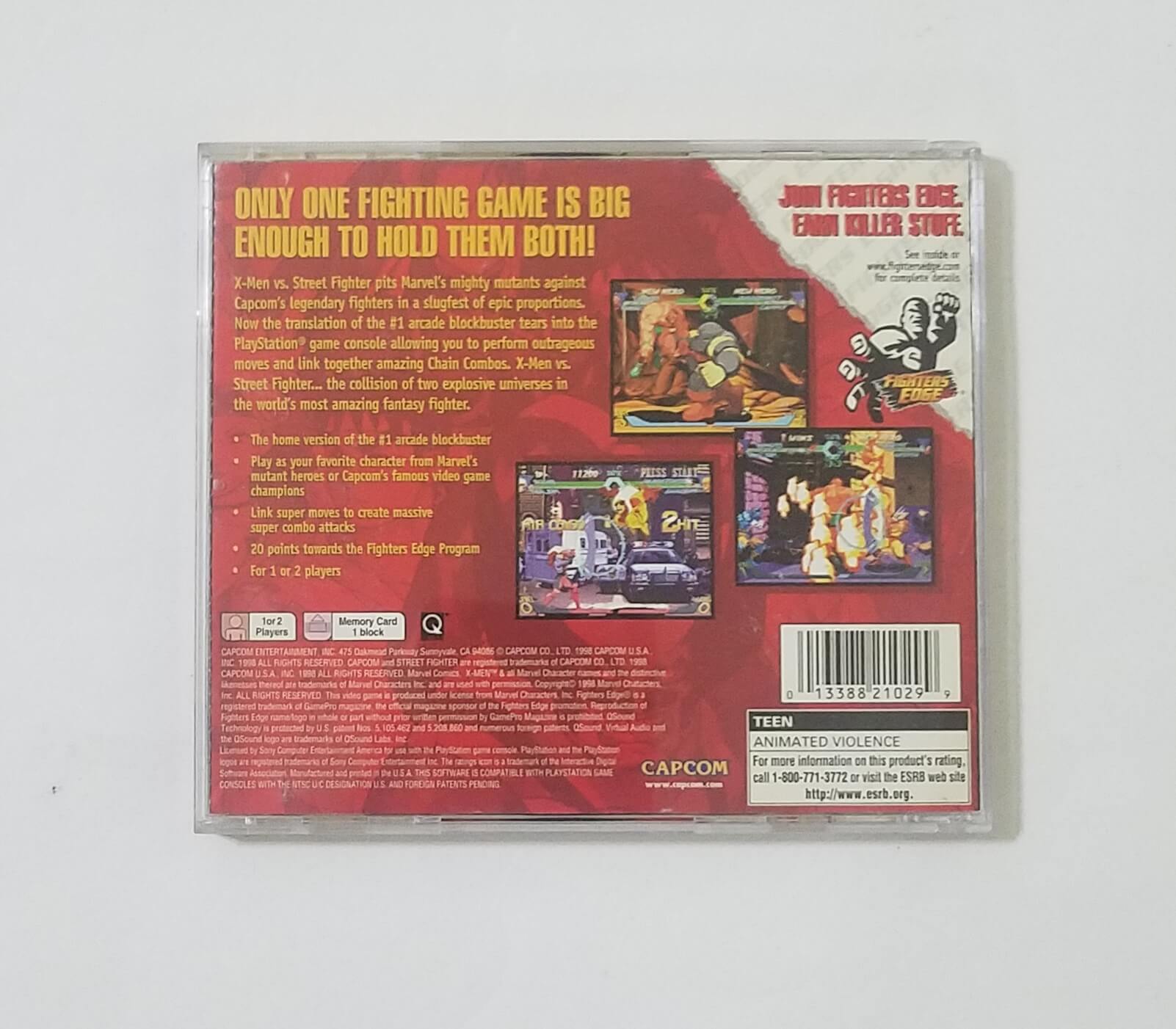 consolas y videojuegos - X-Men vs. Street Fighter de PlayStation 1 (PS1)  2