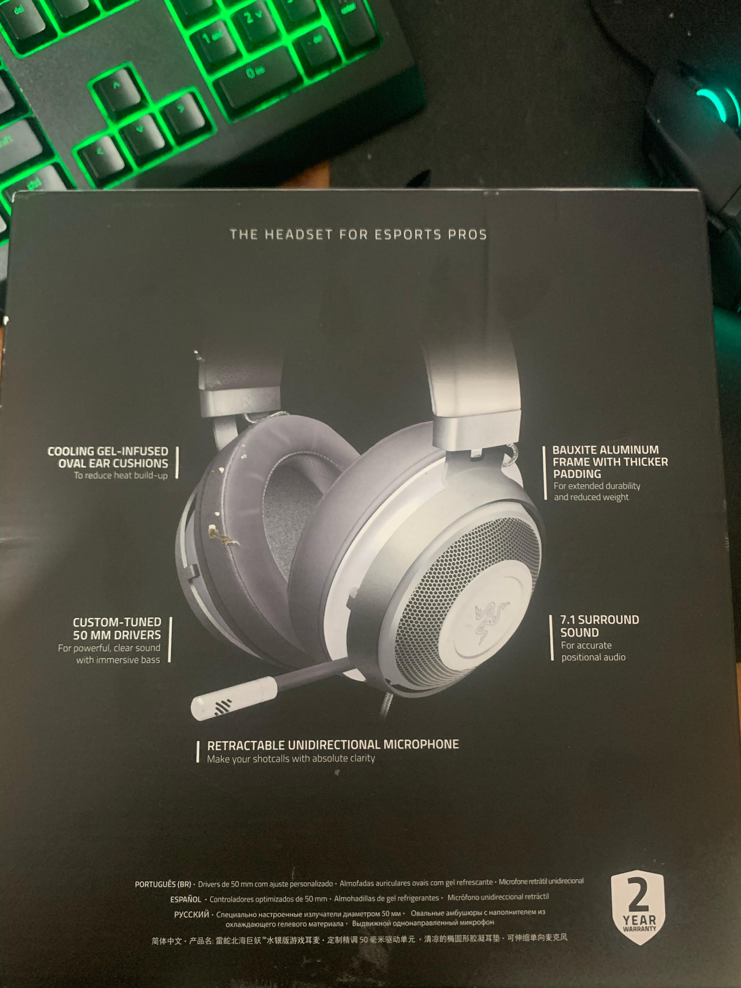 camaras y audio - Razer kraken mercury 1